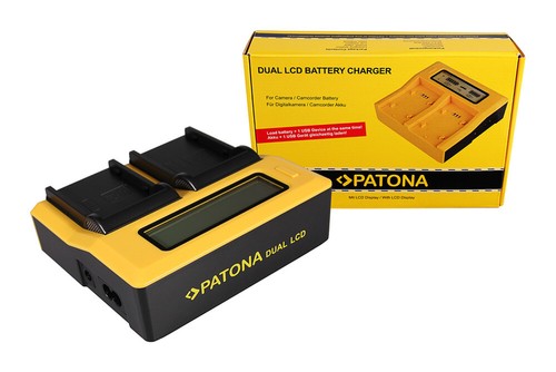 Caricabatteria rapido dual - rapido, lcd