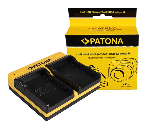 Caricabatteria usb dual patona - caricabatteria,